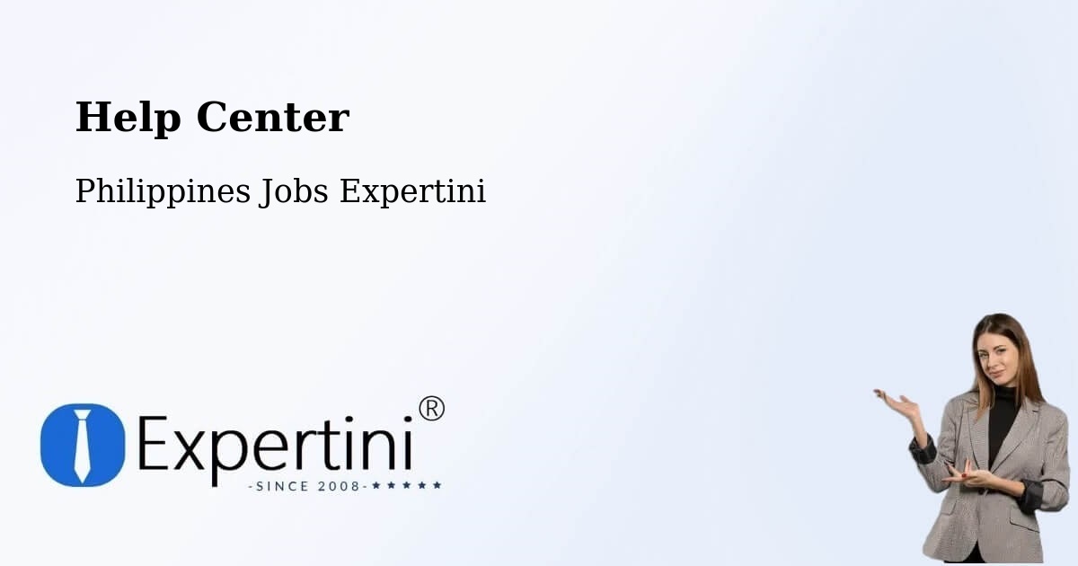 Help Center – Catbalogan - Philippines Jobs Expertini