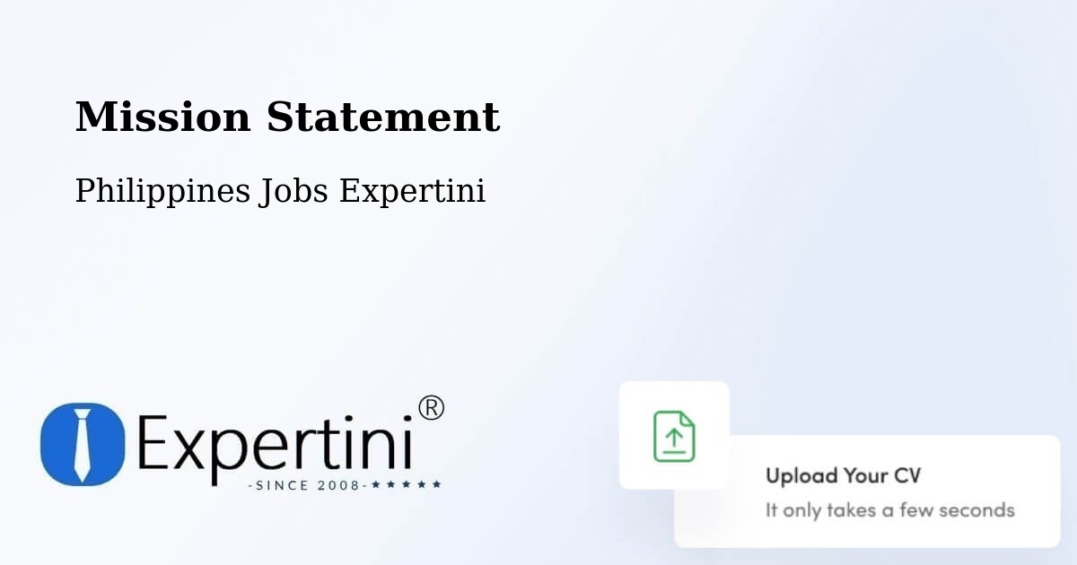 Corporate Mission – Catbalogan - Philippines Jobs Expertini