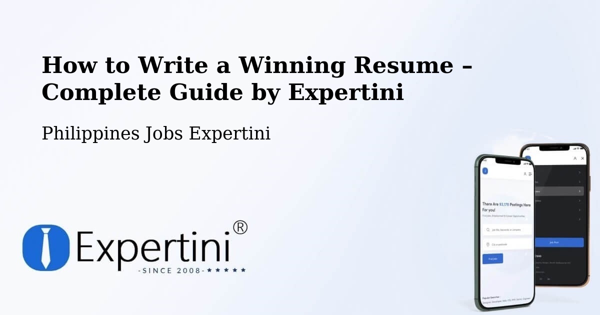 Resume Writing Guide for Job Seekers – Catbalogan - Catbalogan, Philippines Jobs Expertini